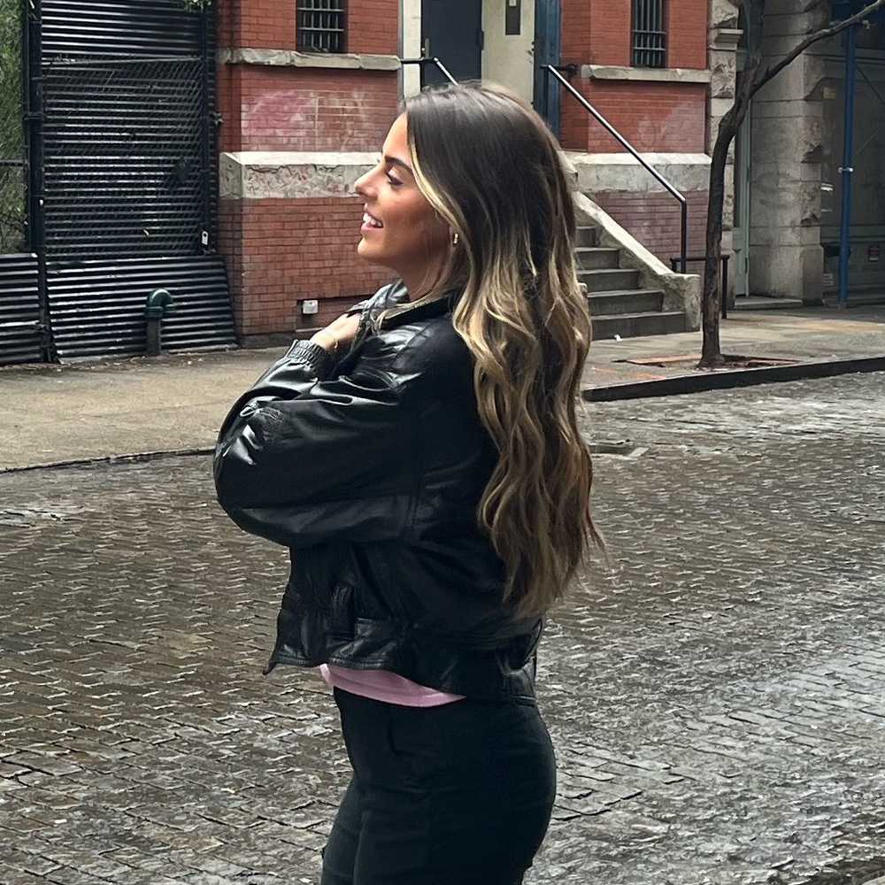 Wilson’s cropped leather jacket!!